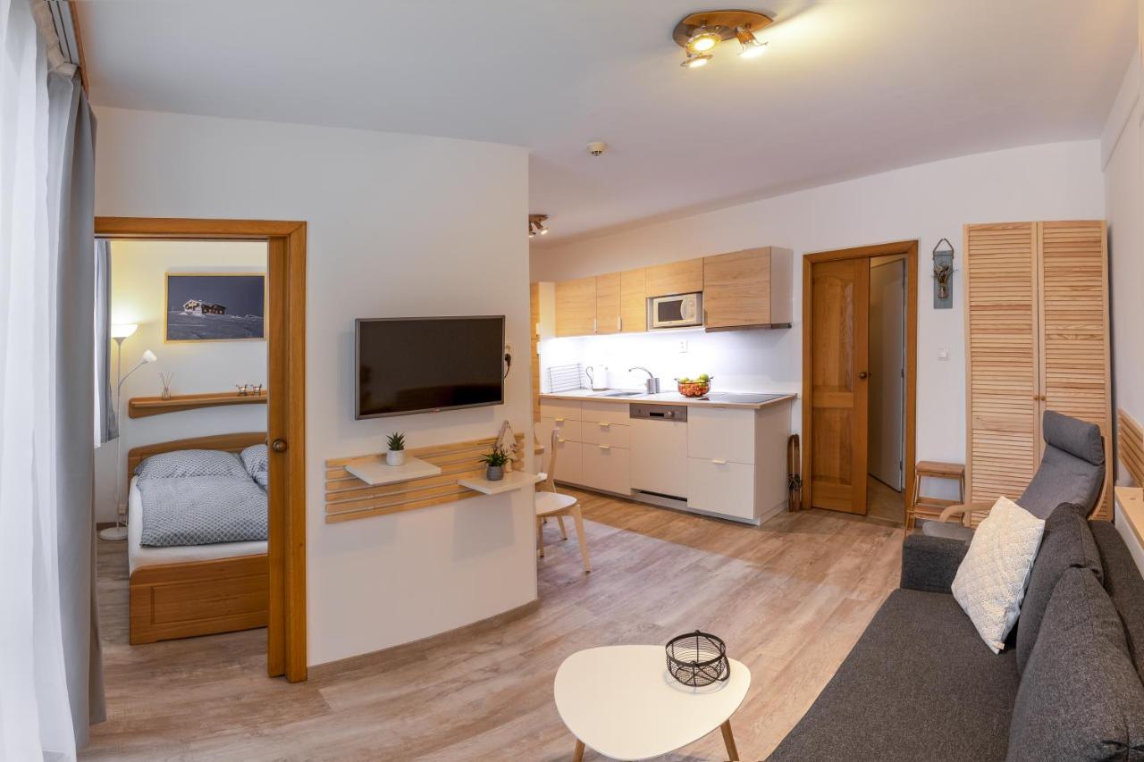 Horní Mísečky - Skvěle dostupné apartmány D u sjezdovky Exteriér fotografie